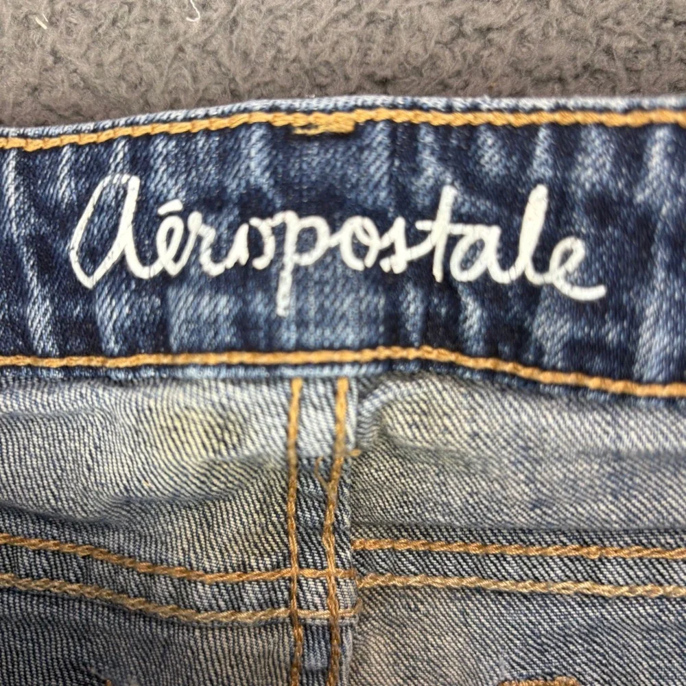 Aeropostale Bayla Skinny Jeans Medium‎ Wash Kids Size 4 Long